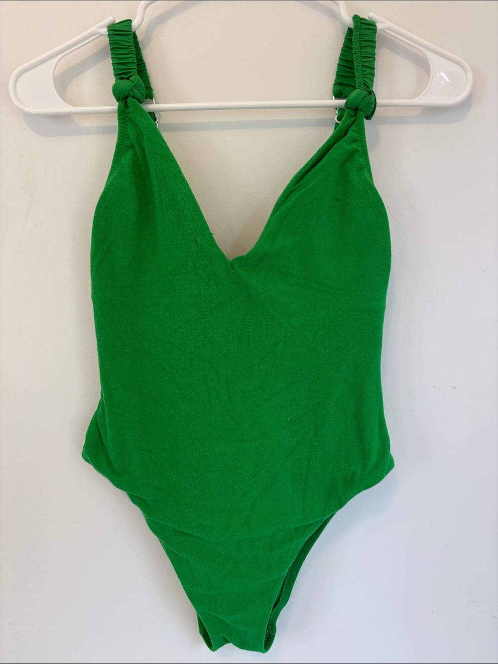 Sanctuary Green One-Piece Swimsuit with Knotted Straps